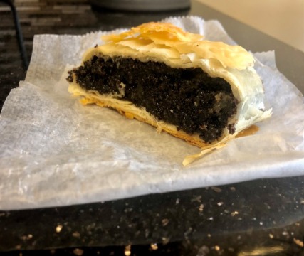 Poppy-seed strudel used in Dr. Hobbs’ controlled consumption study.